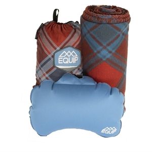 Equip Bundle Nylon 1 Person Hammock, Fleece Blanket, Pillow